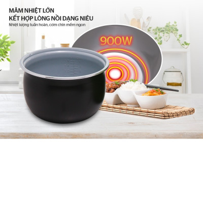 Nồi Cơm Điện 1.8L Sunhouse MaMa SHD8665 - Màu Ngẫu Nhiên - Hàng Chính Hãng