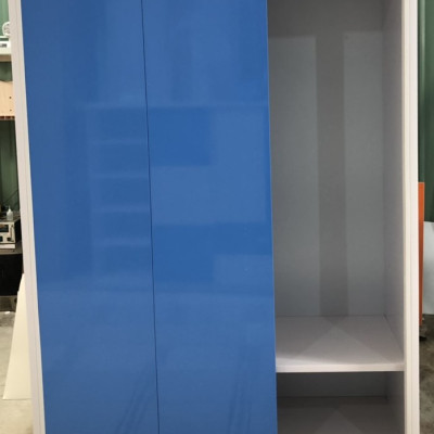 Tủ áo mở lùa 1m2 x 1m8 x 48 cm (xanh)
