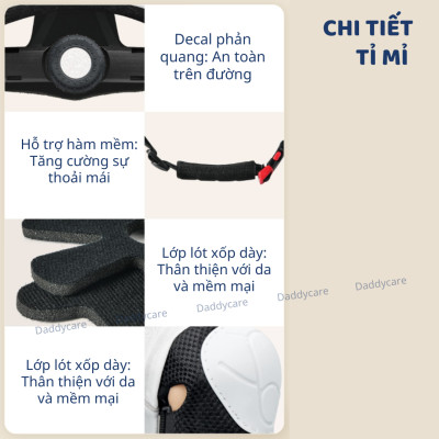 Mũ bảo vệ đầu cho bé kèm bảo vệ đầu gối, tay chân cho bé Mideer Protective Clothing Bike