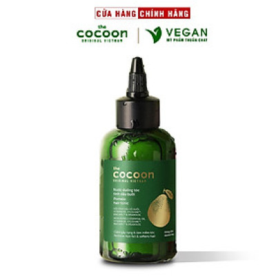 Nước dưỡng tóc tinh dầu bưởi Pomelo Cocoon 140ml phục hồi tóc, ngăn ngừa hư tổn thuần chay