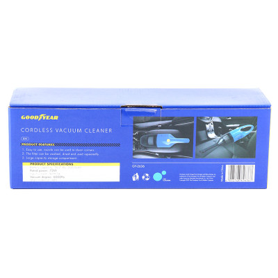 Máy Hút Bụi Cầm Tay Không Dây GOODYEAR GY-2636 Mini Lực Hút Mạnh Mẽ - Nhập Khẩu Chính Hãng