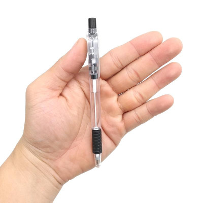 Bút Bi Bấm I-5 0.5 mm - Radius - Mực Đen