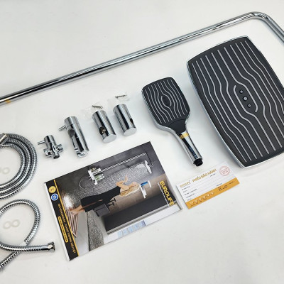 Bộ cây sen đa năng dùng cho máy nước nóng trực tiếp, củ sen, vòi lạnh Eurolife EL-SCL01-1