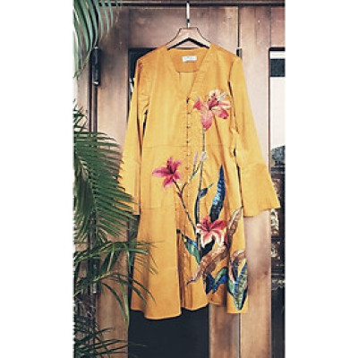 Rập giấy áo dáng dài mã 787 -(BẢN VẼ)