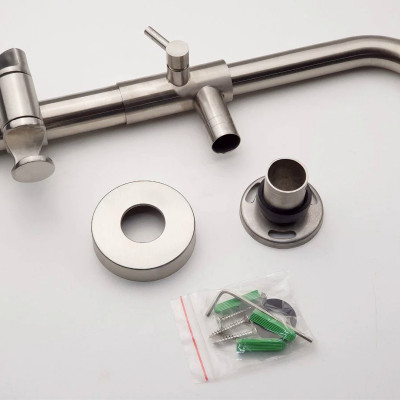 Bộ sen cây KG31 dùng cho nước lạnh, bát sen nước mạnh, dễ dùng được cho mọi nhà vệ sinh tiện lợi, siêu bền inox304- Hàng chính hãng