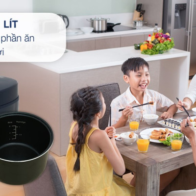 NỒI CƠM ĐIỆN SUNHOUSE SHD8802 (1.0 Lít)- Hàng chính hãng