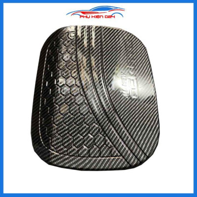 Ốp nắp bình xăng Cerato 2019-2020 vân cacbon chống trầy trang trí ô tô
