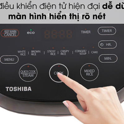 Nồi cơm cao tần Toshiba RC-10IX1PV (1 Lít)- Hàng Chính Hãng