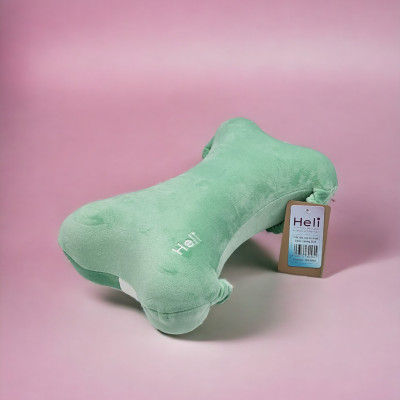 Gối foam khúc xương Heli đa chức năng-30x18x10cm - ( Gối tựa đầu xe hơi, đi xe máy cho bé)