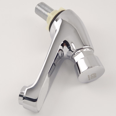 Vòi Lavabo lạnh nhấn hơi Eurolife EL-119 (Trắng bạc)