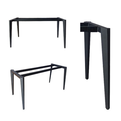 Bàn ăn mặt đá trắng vân mây 1m4 chân sắt sơn tĩnh điện màu đen dành cho 4 ghế TN1221-14E ở HCM