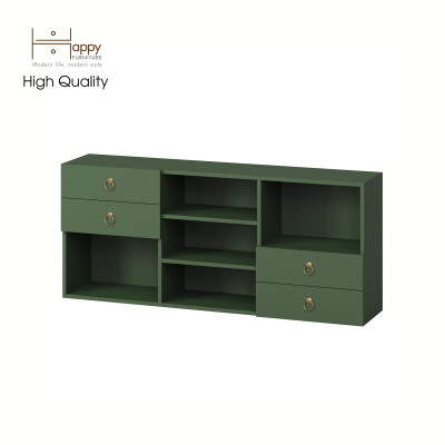 [Happy Home Furniture] WESLEY, Tủ trang trí - 4 hộc kéo ,  140cm x 30cm x 60cm ( DxRxC), THK_048