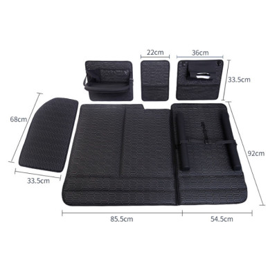 Giường nệm treo ghế ô tô GẤP GỌN - KHÔNG CẦN BƠM, Chịu tải lên đến 600kg, chất liệu cao cấp