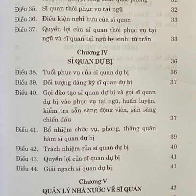 Luật Sĩ Quan Quân Đội Nhân Dân Việt Nam  ( Sửa đổi, bổ sung năm 2024 )