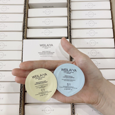 Set minisize Dầu gội xả phục hồi đa tầng Nấm Truffle Weilaiya - Hương nước hoa