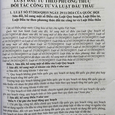 Luật Đấu Thầu ( Sửa Đổi, Bổ Sung ) và Văn Bản Hướng Dẫn Thi Hành