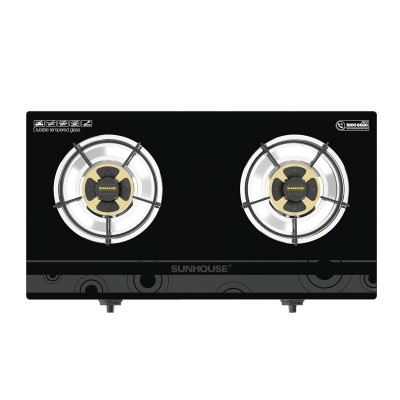 BẾP GAS DƯƠNG KÍNH SUNHOUSE SHB32012-VMC - Hàng Chính Hãng