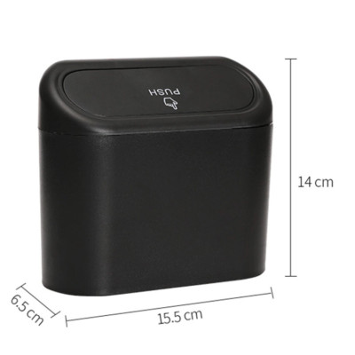 Thùng rác mini ô tô Trash Can Push USA ABS GM XY-L006