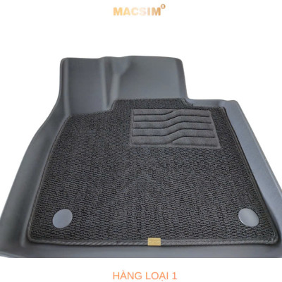 Thảm lót sàn 2 lớp sd3 Hyundai Santafe 2019- 2024 Nhãn hiệu Macsim (Giảm giá nhưng chất lượng không giảm)