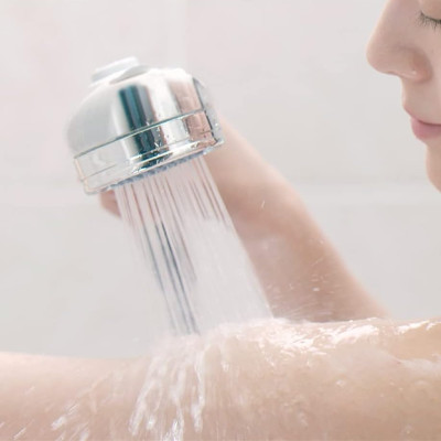 Vòi sen tắm mạ có nút dừng kết hợp công nghệ trộn khí Air Beat Pita Takagi JSB025MN