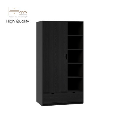 [Happy Home Furniture] CIRCLE, Tủ quần áo 1 cửa mở, 90cm x 56cm x 176cm ( DxRxC), TCM_072
