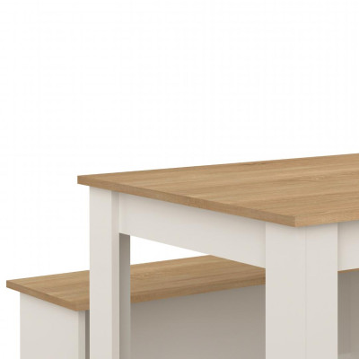 Bộ bàn ghế ăn gỗ hiện đại SMLIFE Douglas