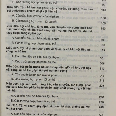 Bình luận Bộ luật Hình sự năm 2015 (Phần thứ hai – Các tội phạm), Chương XXI, Mục 3, 4: Các tội phạm khác xâm pham an toàn, trật tự công cộng
