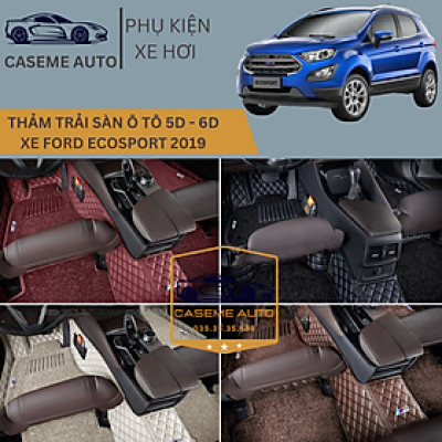 [FORD ECOSPORT] Thảm Trải Sàn, Lót Sàn Ô Tô 5D 6D Thiết Kế Theo Xe FORD ECOSPORT 2019 Chống Nước, Không Mùi - MẪU QUẢ TRÁM - Hàng Chính Hãng