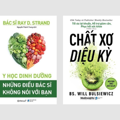 Combo Y Học Dinh Dưỡng - Những Điều Bác Sĩ Không Nói Với Bạn + Chất Xơ Diệu Kỳ (Bộ 2 Cuốn) - AL