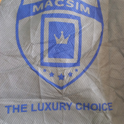 Bạt phủ ô tô chất liệu vải không dệt cao cấp thương hiệu MACSIM dành cho Audi A6 màu ghi - bạt phủ trong nhà và ngoài trời