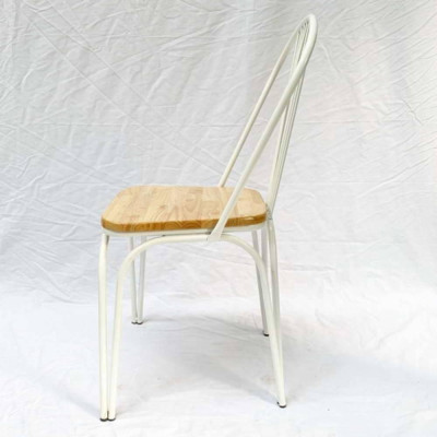 Ghế café Marcello mặt gỗ IBIE nhiều tùy chọn