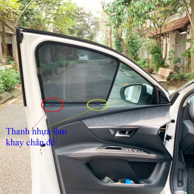 Rèm che nắng xe Ford EcoSport 2015- 2016 2017 2018 2019 2020 2021 2022 có hút nam châm cao cấp