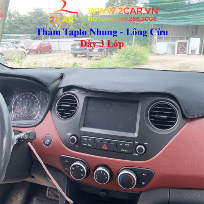 Thảm taplo nhung xe Toyota Veloz Cross 2022, 2023 - 3 lớp chống nóng tốt, chống trơn trượt, vừa khít theo xe