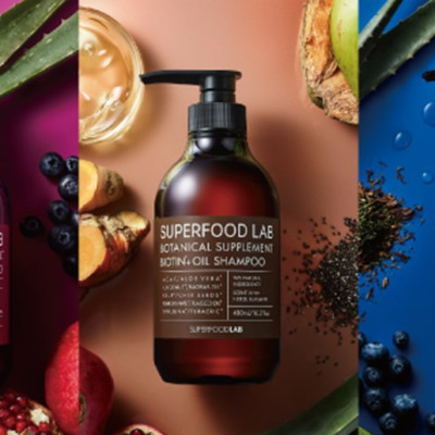 BỘ DẦU GỘI + XẢ DÀNH CHO TÓC YẾU, HƯ TỔN SUPERFOOD LAB BOTANICAL SUPPLEMENT BITOTIN + OIL 480ML NHẬT BẢN