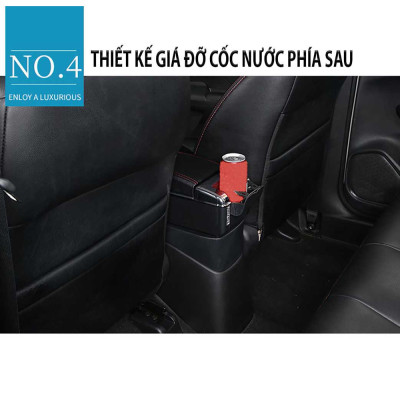 Hộp Tỳ Tay Ôtô Dành Cho MITSUBISHI XPANDER 2019 - Tích Hợp 7 Cổng USP, Kết Hợp Hộp Lưu Trữ Mở Xoay Lắp Hộp 