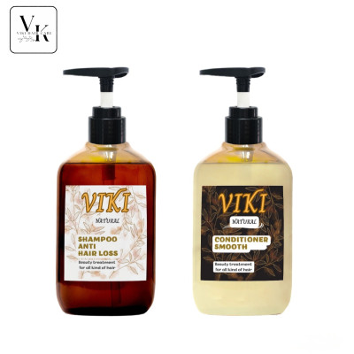 Dầu Gội VIKI Gừng Bồ Kết, Ngăn Rụng Tóc, Kích Mọc Tóc 300ml