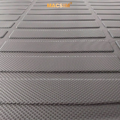 Thảm lót cốp qd xe ô tô Toyota Prado 2025+  nhãn hiệu Macsim  màu đen