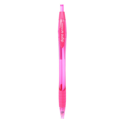 Vỉ 10 Cây Viết Bi Gel Bấm Digno Mykra - Màu Ngẫu Nhiên