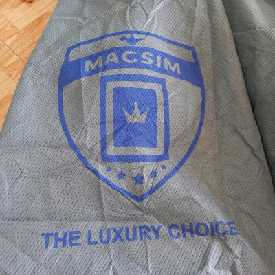 Bạt phủ ô tô chất liệu vải không dệt 3 lớp cao cấp thương hiệu MACSIM cho xe ô tô  Isuzu MUX  -màu ghi