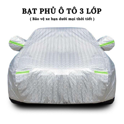 Bạt Phủ Ô Tô #Mazda CX5 CAO CẤP 3 LỚP -Tráng Bạc Cách Nhiệt, Chống Nước, Chống Trộm Gương(hàng cao cấp)