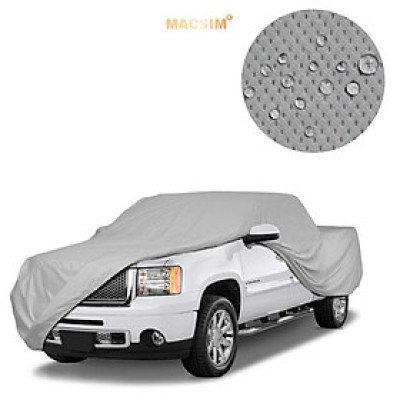 Bạt phủ ô tô chất liệu vải không dệt 3 lớp cao cấp thương hiệu MACSIM cho xe ô tô  Isuzu MUX  -màu ghi