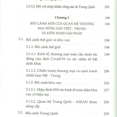 Thương Mại Nông Sản Giữa Việt Nam Và Trung Quốc Trong Bối Cảnh Mới (Sách chuyên khảo) - TS. Nguyễn Thị Phương Hoa (Chủ biên)