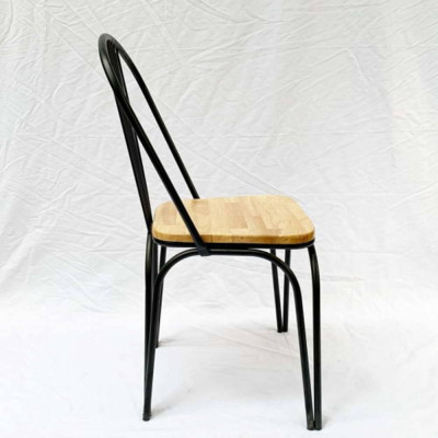 Ghế café Marcello mặt gỗ IBIE nhiều tùy chọn