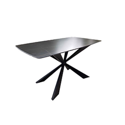 Bàn ăn cao cấp Tundo mặt đá chân sắt 