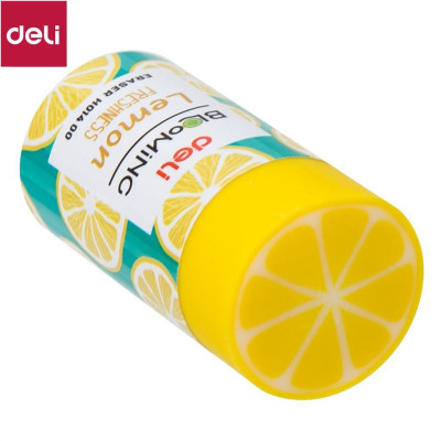 Tẩy 2B Deli, 40×22×12mm, Kiwi, Dâu, Chanh - 3 chiếc - EH01400-3C 