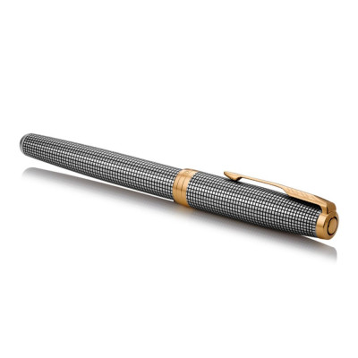 Bút máy cao cấp Parker Sonnet STR Silver GT 18K GB-1931490
