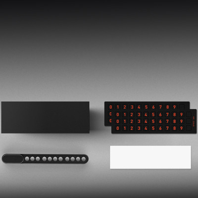 Bảng số điện thoại gắn taplo xe hơi, bảng số điện thoại ô tô, phone car, chất liệu metal cao cấp