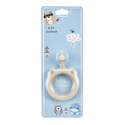 BÀN CHẢI ĐÁNH RĂNG TẠO HÌNH LÔNG MỀM KUKU CHO BÉ 0-3 TUỔI - KU1147