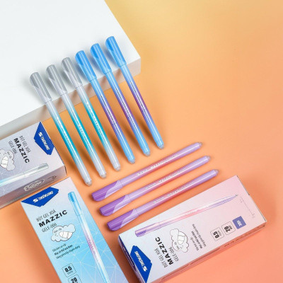Hộp 20 Bút Gel Xóa Được 0.5 mm - Mazzic Thiên Long GELE-006 - Mực Tím