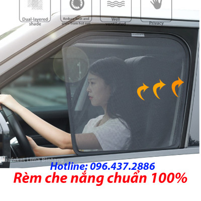 Rèm Che Nắng Honda HRV 2018-2023, Rèm Chắn Nắng Nam Châm Cho Xe ô tô, Bộ 4 Tấm, có nam châm